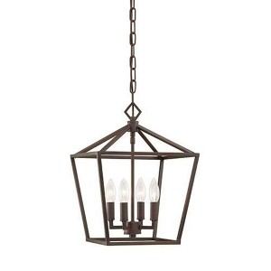 Millennium Lighting Ritner 4 - Light Pendant in  Rubbed Bronze - 1 of 1