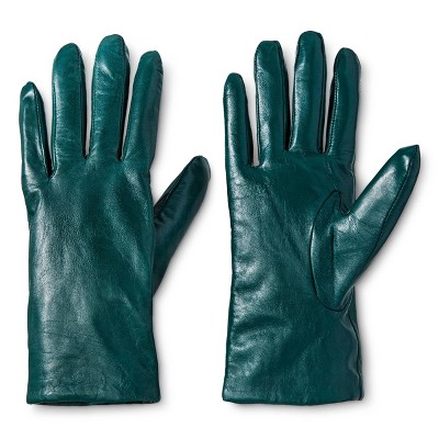 womens leather tech gloves