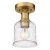 Z-Lite Bryant 1 - Light Flush Mount in  Heritage Brass - 3 of 4