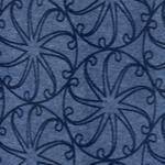 heather slate blue medallion