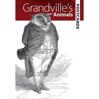 Grandville's Animals Postcards - (Dover Postcards) by  Dover (Paperback)