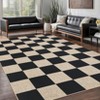 Modern Easy Jute Rug Washable Rug with Non Slip TPR Backing - 3 of 4
