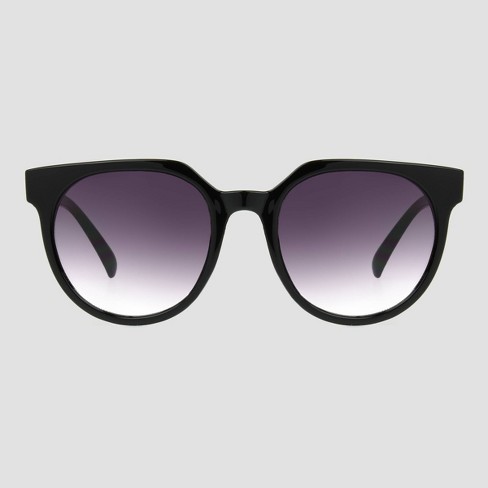 Women's Angular Square Sunglasses - Universal Thread™ Black : Target