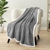 PAVILIA Soft Fleece Blanket Throw for Couch, Lightweight Plush Warm Blankets for Bed Sofa with Jacquard Pattern - 2 of 4