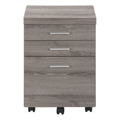 NicBex Modern File Cabinet with Wheels,Vertical Filing Cabinets with 3 Drawers and Handles,Office Cabinet for Home, Office