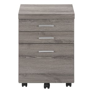NicBex Modern File Cabinet with Wheels,Vertical Filing Cabinets with 3 Drawers and Handles,Office Cabinet for Home, Office - 1 of 4