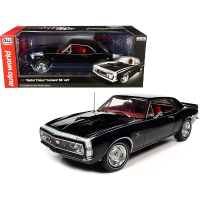 1967 Chevrolet Camaro Yenko SS 427 Tuxedo Black w/Red Interior "American Muscle 30th Anniversary" 1/18 Diecast Model Autoworld