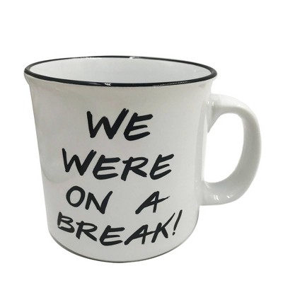 Friends 20oz Ceramic We Were On A Break Camper Mug  - Silver Buffalo