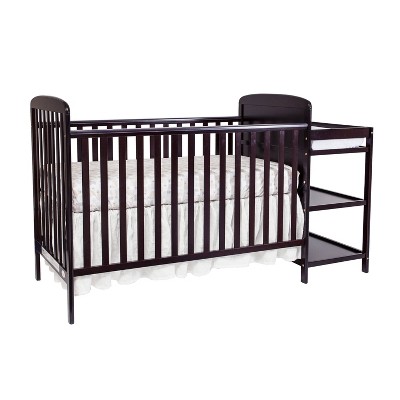 Baby crib cheap changer combo