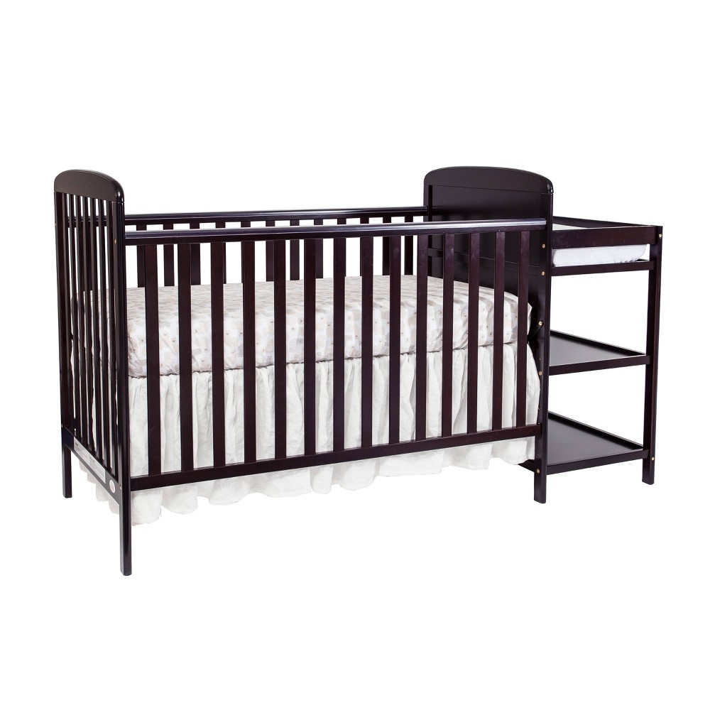 Photos - Kids Furniture Suite Bebe Ramsey 3-in-1 Convertible Crib and Changer Combo - Espresso