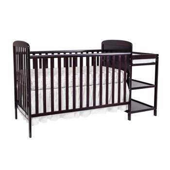 Suite Bebe Ramsey 3-in-1 Convertible Crib and Changer Combo - Espresso