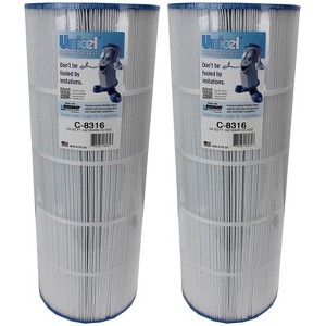 Unicel C-8316 Swimming Pool 150 Sq. Ft. Replacement Filter Cartridge (2 Pack) - 1 of 4