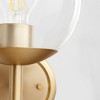 Quorum Lighting Lyon 1 - Light Wall Light in  Aged Brass - 2 of 3