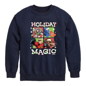 Boys' - Disney - Holiday Magic Graphic Long Sleeve Fleece Sweatshirt - 1 of 4