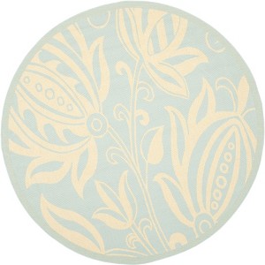 Courtyard CY6109 Power Loomed Indoor/Outdoor Area Rug  - Safavieh - 1 of 3