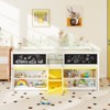 Safstar Low Loft Bed Twin Size Wooden Bed Frame Kid’s Cabin Bed with Bookcases White - 4 of 4
