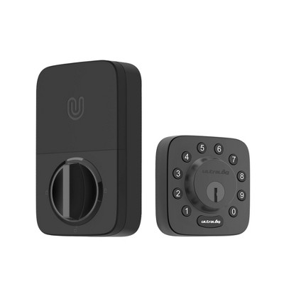 ULTRALOQ U-Bolt 5 in 1 Bluetooth Enabled and Keypad Smart Deadbolt Door Lock with Wi-Fi Built-in Black