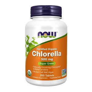 Chlorella 500mg (Certified Organic) by Now Foods  -  200 Tablet - 1 of 2