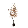 Artificial Eucalyptus Bonsai Potted Plant - Home Decoration Plant, Living Room Plant Decor, Floor Ornaments, Artificial Plant - 4 of 4