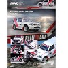 Mitsubishi Pajero Evolution RHD (Right Hand Drive) White with Graphics "Ralliart" 1/64 Diecast Model Car by Inno Models - 2 of 3