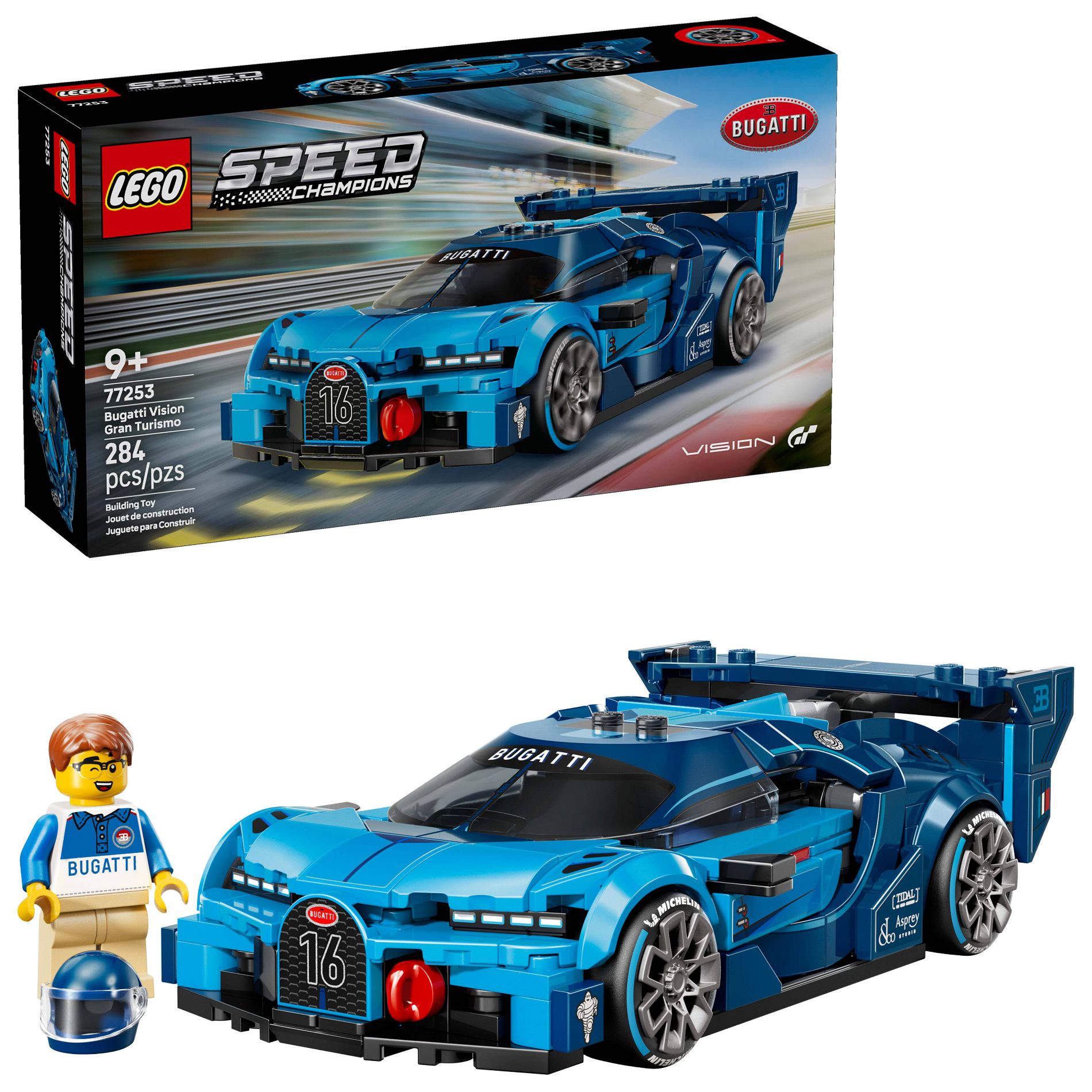 LEGO Speed Champions Bugatti Vision Gran Turismo Hyper Sports Car 77253
