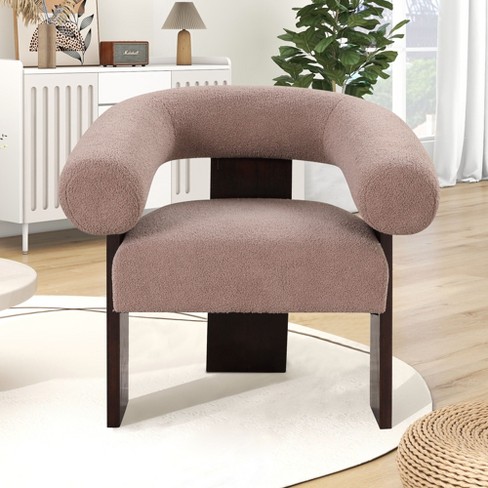 Velvet Lazy Chair Office Back Cushion for Patio Pad Home Waist