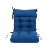 ARTPLAN All Weather Chair Outdoor Cushions of Adirondack Chair with High Back Wicker Tufted Pillow for Outdoor Furniture - 3 of 4