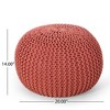 NicBex Oval Pouf for Bedroom,Ottoman for Living Room,Bedroom,Entryway - 3 of 4