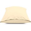 Superity Linen Standard Pillow Cases  - 2 Pack - 100% Premium Cotton - Open Enclosure - Cream - 2 of 3