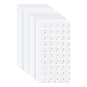 Unique Bargains Round Removable Adhesive Poster Double-Sided Adhesive Dots - 1 of 4