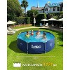 Sunrio 10' x 30" Round Framed Above Ground Pool – Includes 530 GPH Filter Pump & Cover - 2 of 4