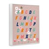 Stupell Industries Alphabet with Florals Black Framed Giclee Art - 3 of 4