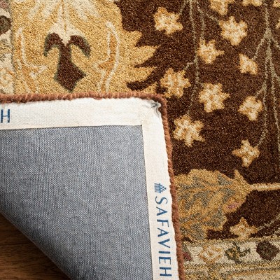 Handmade Brown Wool Tufted Runner Rug 2'3" x 12'