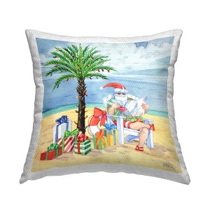 Stupell Industries Tropical Christmas Santa - 1 of 3