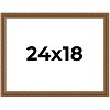 PosterPalooza | Classic Gold Picture Frame - UV Acrylic, Backing Board, Hanging Hardware Included - 2 of 4