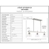 Urban Ambiance Luxury Traditional Chandelier 11.875''H x 40''W,  Brushed Nickel Finish,  Atlanta Collection, UHP4380 - 3 of 4