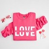 Simply Sage Market Women's Graphic Sweatshirt Love Is All You Need Split - 3 of 4