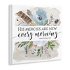 Stupell Industries His Mercies Are New Lamentations 3:23 Blue Florals, 12" x 12" - 3 of 4