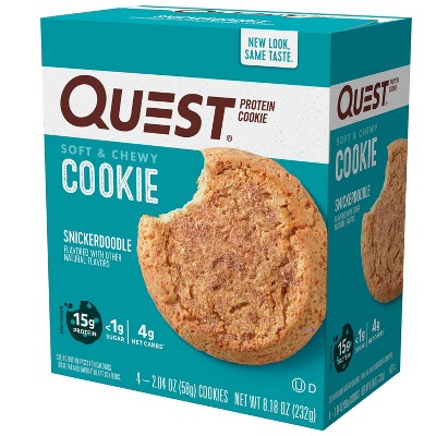 Quest Protein Cookie - Snickerdoodle - 4pk