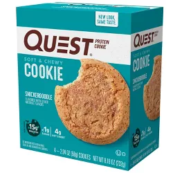 Quest Nutrition Protein Cookie - Snickerdoodle - 4pk