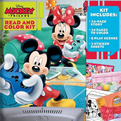 Disney Jr Read & Color Kit
