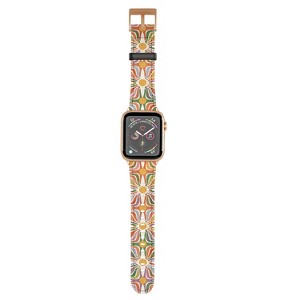 evamatise Abstract Flowers Summer Holiday 38mm/40mm Rose Gold Apple Watch Band - Society6 - 1 of 3