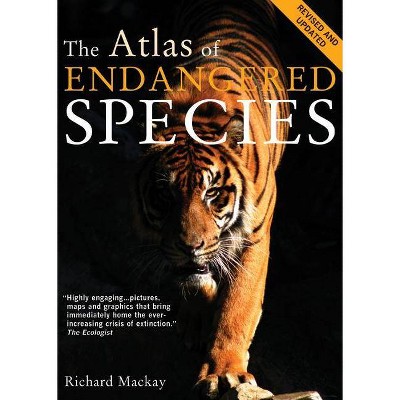 The Atlas of Endangered Species - (Atlas Of... (University of California Press)) by  Richard MacKay (Paperback)