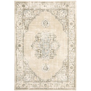Oriental Weavers Andorra 303D0 Beige/ Ivory Indoor Area Rug - 1'10" x 3'2" - 1 of 4