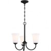 Craftmade Lighting Gwyneth 3 - Light Chandelier in  Flat Black - 2 of 2