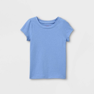 Toddler Girls' Solid Short Sleeve T 