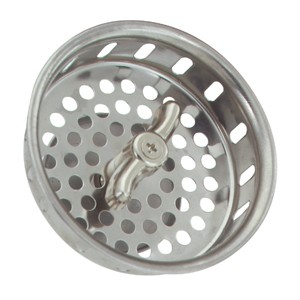 Do it Best Do it 3-1/2 In. Stainless Steel Twist/Lock Basket Strainer Stopper 417262 - 1 of 2