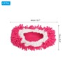 Unique Bargains Washable Multifunctional Floor Cleaning Chenille Mop Slippers - 2 of 4