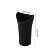 Unique Bargains Auto Car Trash Can Durable Seat Back Trash Bin Black 1 Pc 3.9" Width 7.5" Height Plastic Rhinestone - 3 of 4