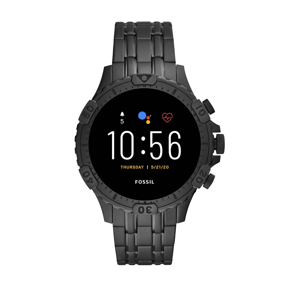 Fossil Gen 5 Smartwatch - Garrett HR Black Stainless Steel was $295.0 now $199.0 (33.0% off)